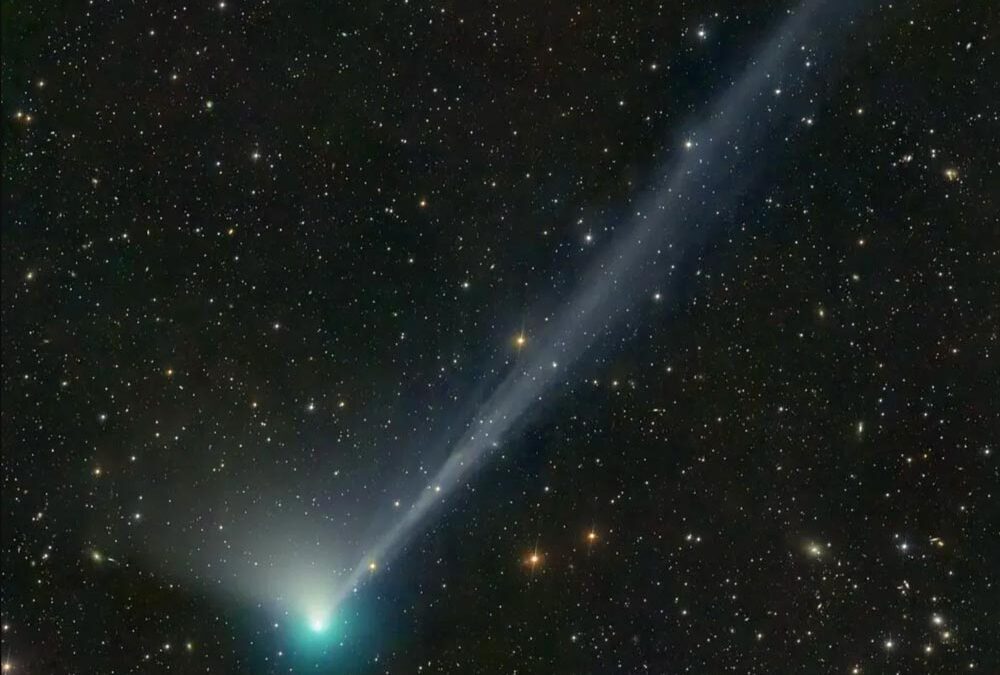 Today’s extended reading: The green comet and the refreshment of humankind